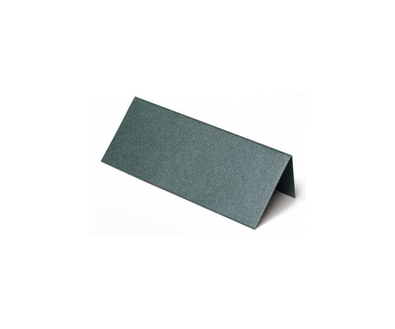 Bordkort Metallic Mørke Grøn 10x7cm  - 10 Stk.