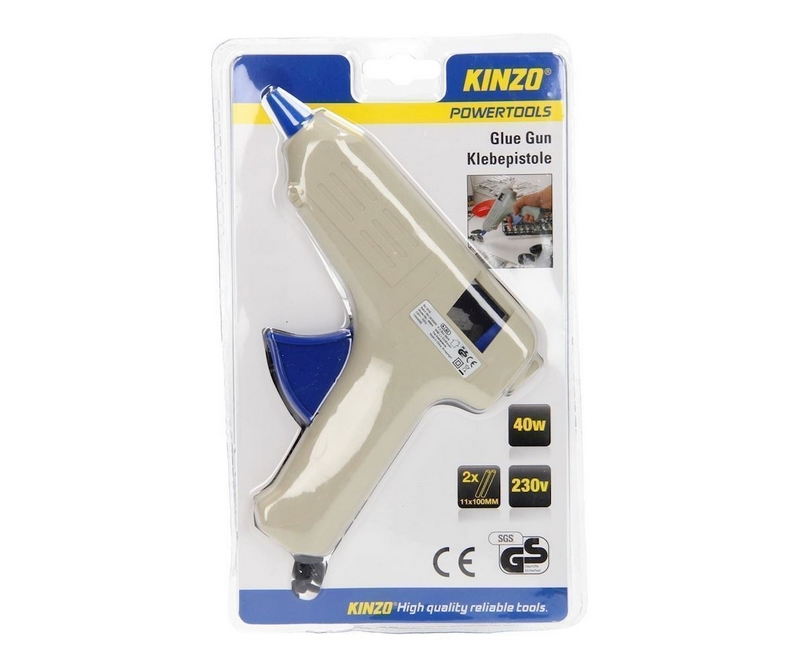 Limpistol fra Kinzo - 40 Watt incl. 2 limstifter