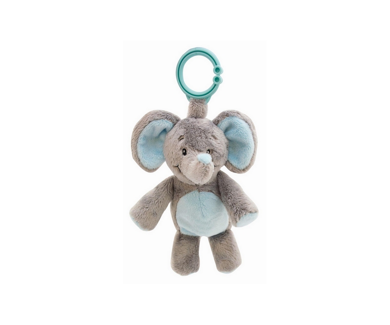 My Teddy -  Min Første Elefant Clip-on - blå/grå