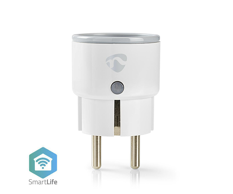 Smart Plug med Wi-Fi | Effektmonitor | Schuko-type F | 10 A
