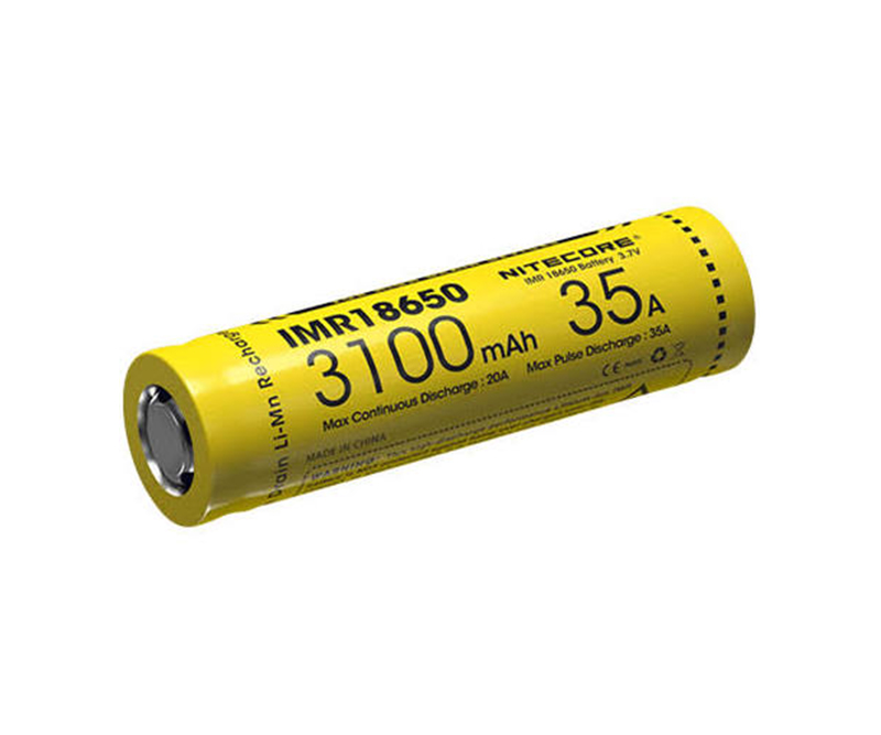Nitecore 18650 IMR18650 3100mAh 35Ah li Ion batteri