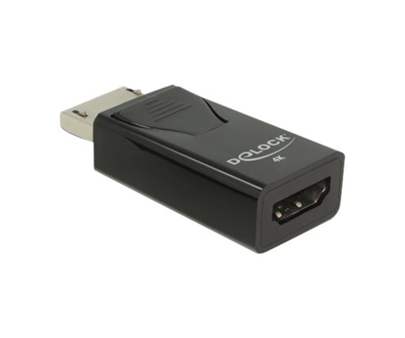DeLOCK Videoadapter DisplayPort til HDMI Sort