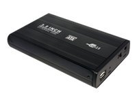 Logilink HDD box 3,5" S-ATA HDD USB 2.0 Alu sort