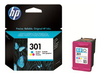 HP 301 Inkjet - Tri Colour - 165 Sider