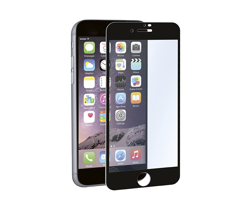 Vivanco Fuldskærm Beskyttelsesglas iPhone 8+ / 7+ Sort