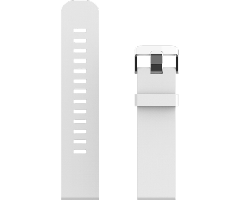 Swiss Go Smart Watch - Urrem Silicone Hvid - 20mm