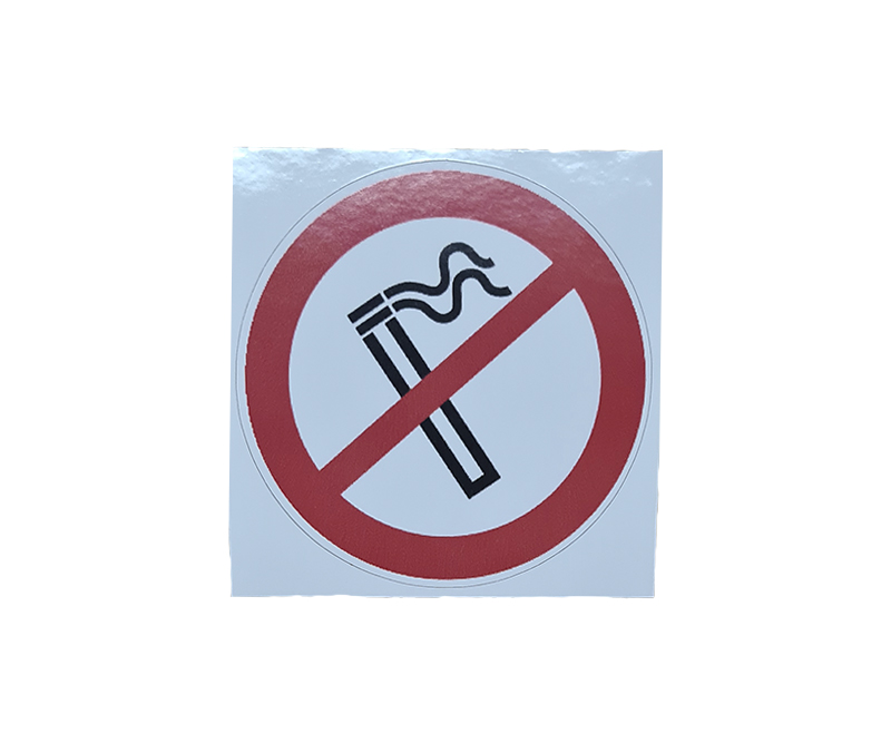 Ingen Rygning klistermærker - 5 stk