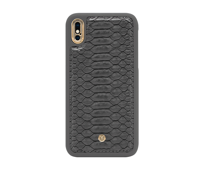 Marvêlle N°300 Ash Grey Reptile iPhone XS Max - bagcover
