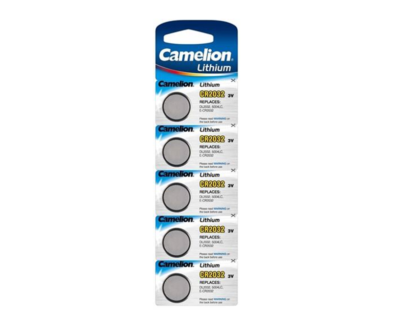 CR2032 Camelion 3V Lithium batterier 5 pak