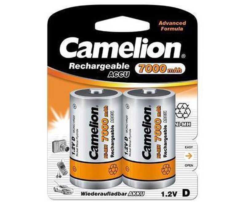 Camelion LR20/D, 7000 mAh - Genopladelige Batterier