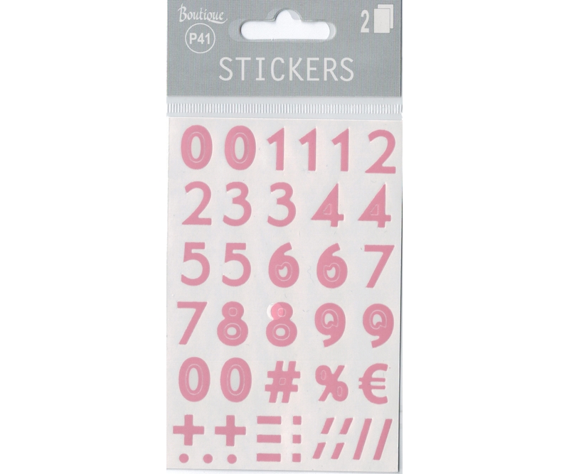 stickers - TAL i Neon orange -2 ark (24568)