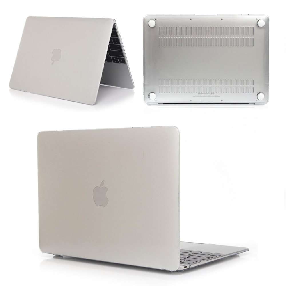 Macbook 12" hard case cover gennemsigtig