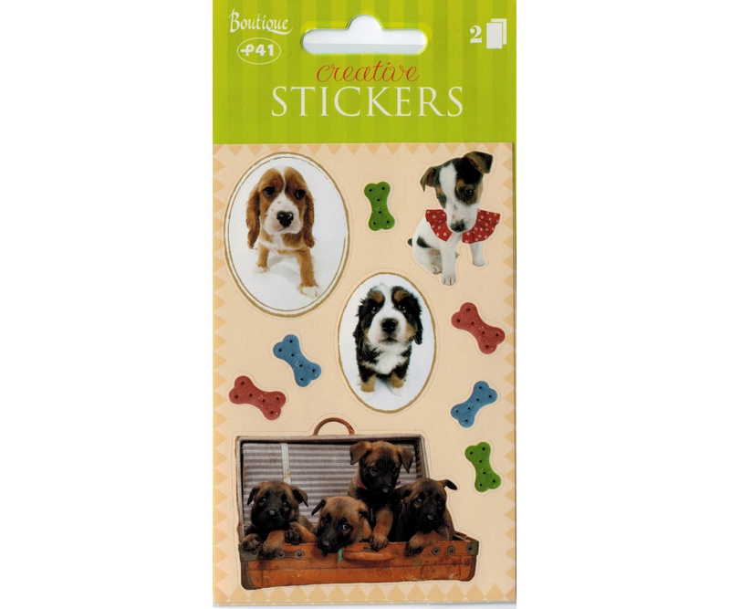 stickers - Hunde - 2 ark (23882)