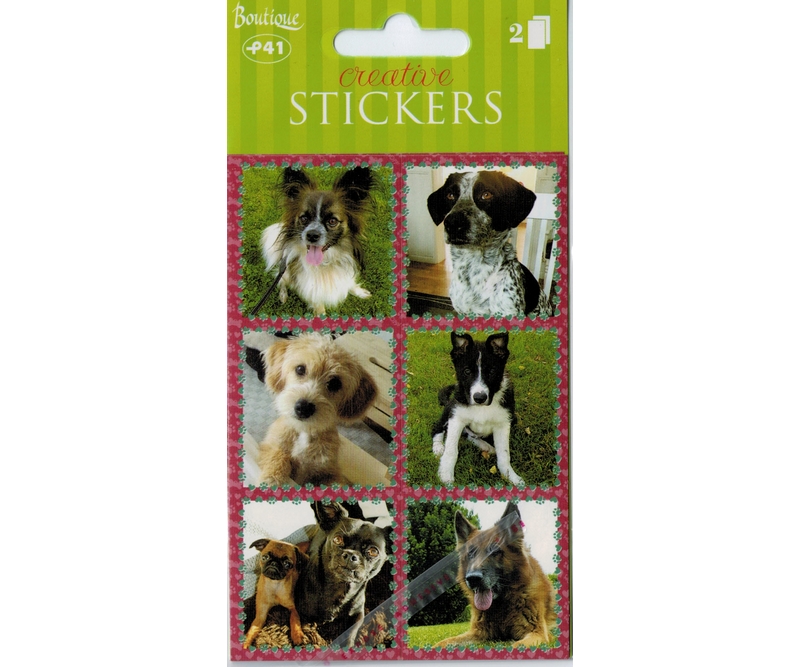 stickers - Hunde - 2 ark (24425)
