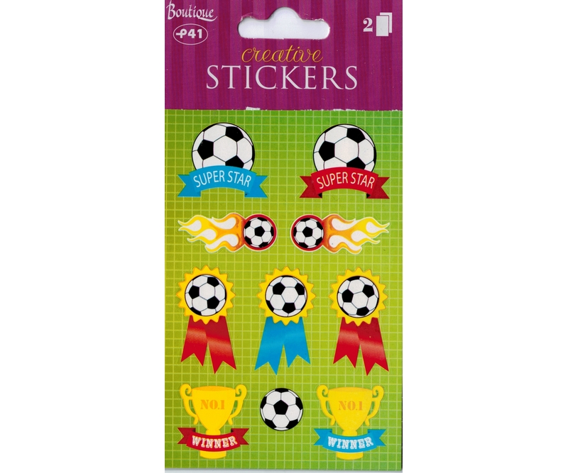 stickers - Fodbold - WInner -2 ark (22868)