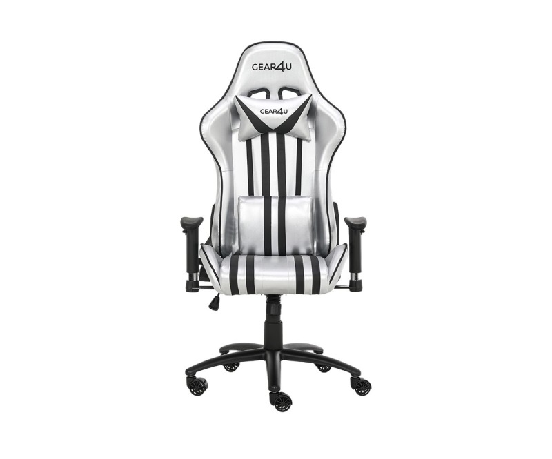 GEAR4U Elite Gaming Chair Silver