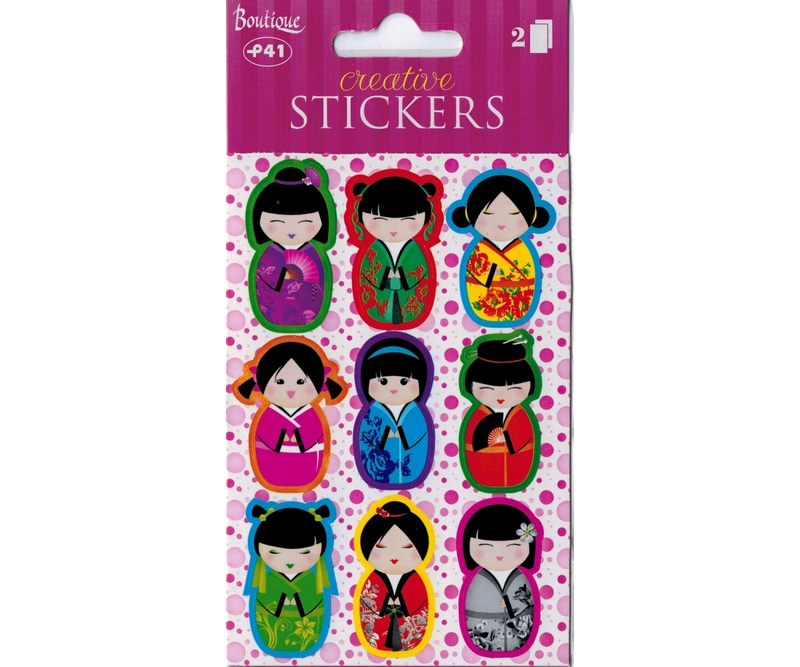 stickers - Kineser -2 ark (95848)