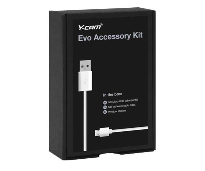 Y-Cam - Evo tilbehørs kit  / 5m Micro USB cable