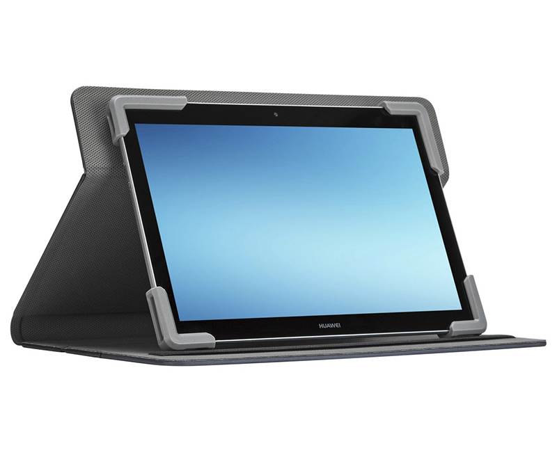 Targus - Fit-n-Grip™ Universal 9-10.5” 360° Rotating Tablet Case - Sort