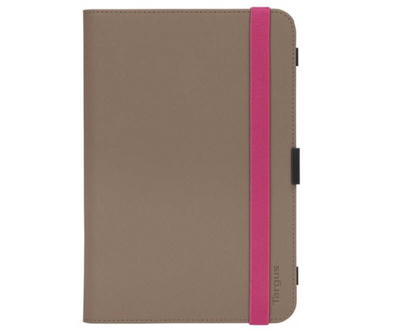 Targus - Universal Tablet Flip Case - Brun / Pink
