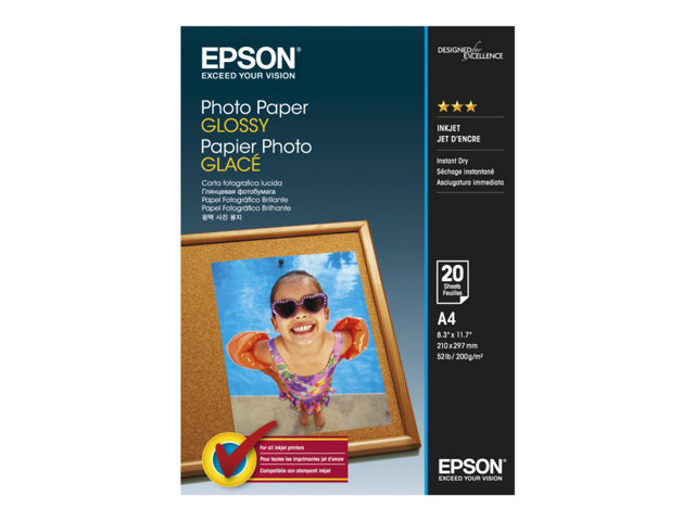 Epson Blankt fotopapir A4 (210 x 297 mm) 20 ark