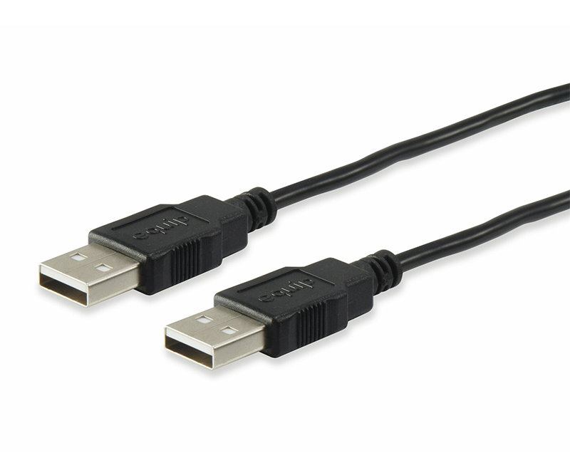 Equip USB-kabel 1,8 m 2.0 USB A Sort