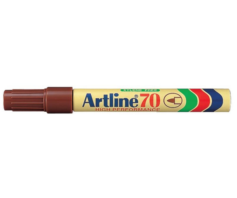 Artline 70 marker, Permanent marker 1,5mm - Brun