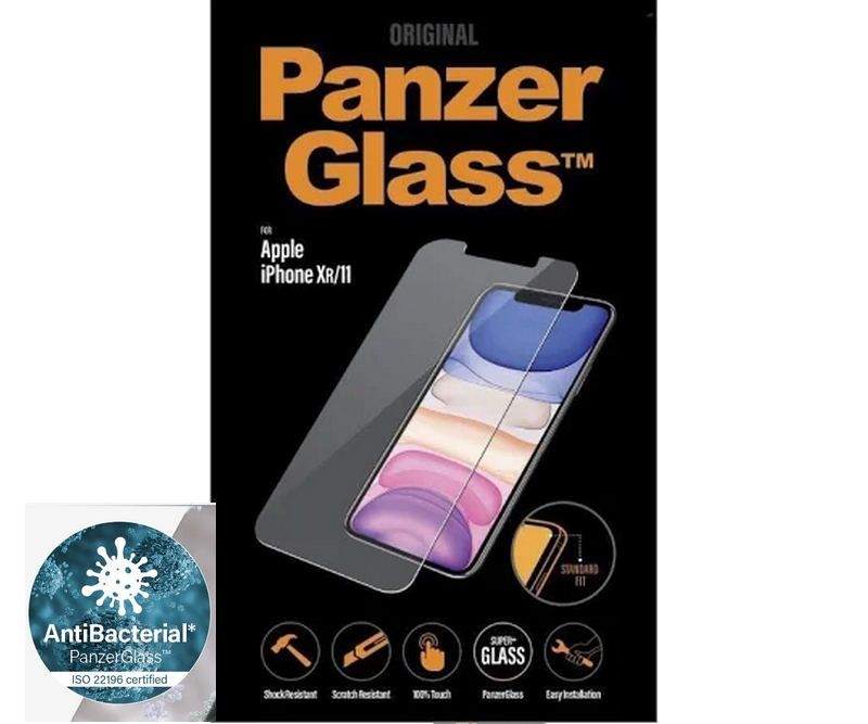 PanzerGlass Apple iPhone XR/11, Antibacterial, Clear