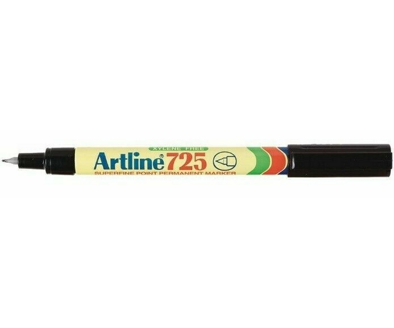 Artline 725, superfine - Permanent marker med rund spids - 0,4 mm