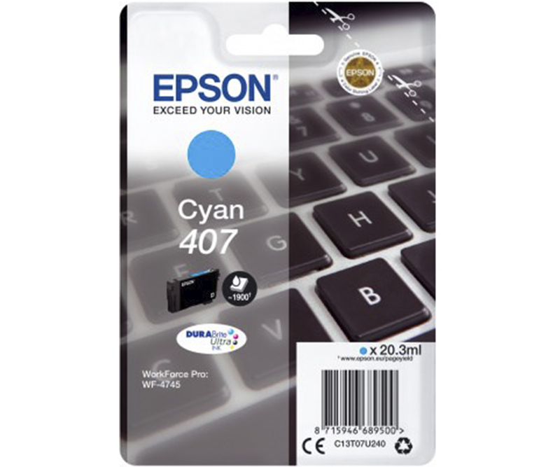 Epson 407 - Cyan
