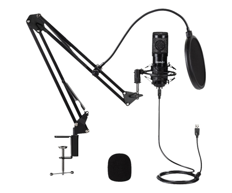 GEAR4U Streamer USB Microphone Kit