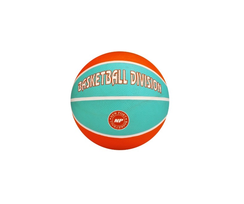 Basketbolde str. 3 - orange/støvet grøn