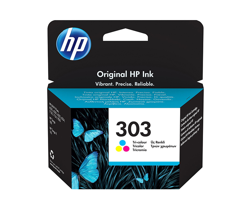 HP 303 Inkjet - Tri-Color - 165 Sider