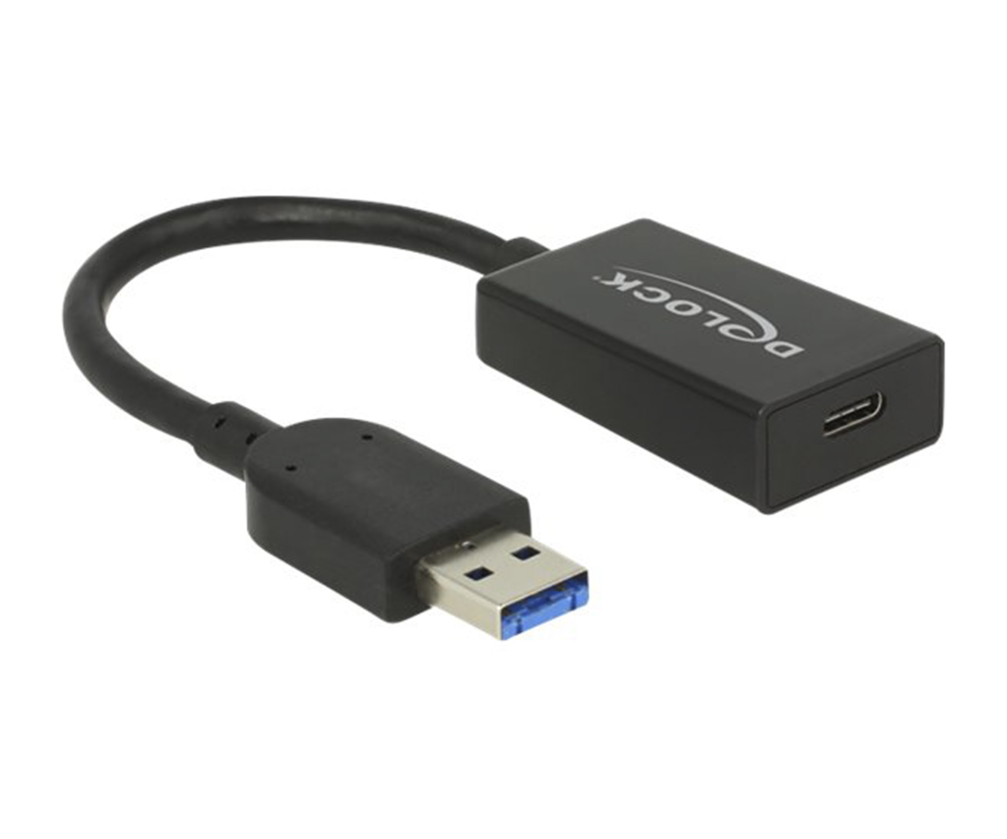 DeLOCK USB 3.1 Gen 2 til USB-C adapter 15cm Sort