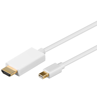 Goobay Mini DisplayPort til HDMI 1 meter kabel