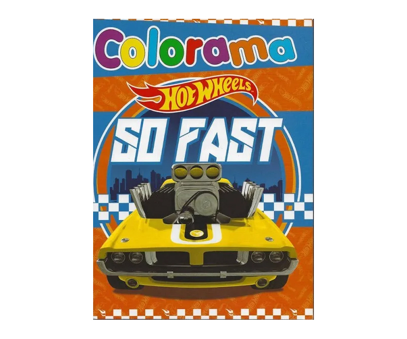 Colorama Hot Wheels malebog - So fast - 48 sider