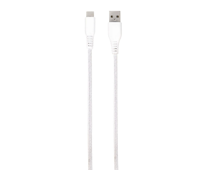 Vivanco - Longlife USB-C / -A 2.0 kabel 2,5 m hvid