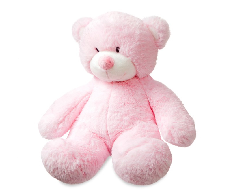 Bonnie bjørn i lyserød 33 cm
