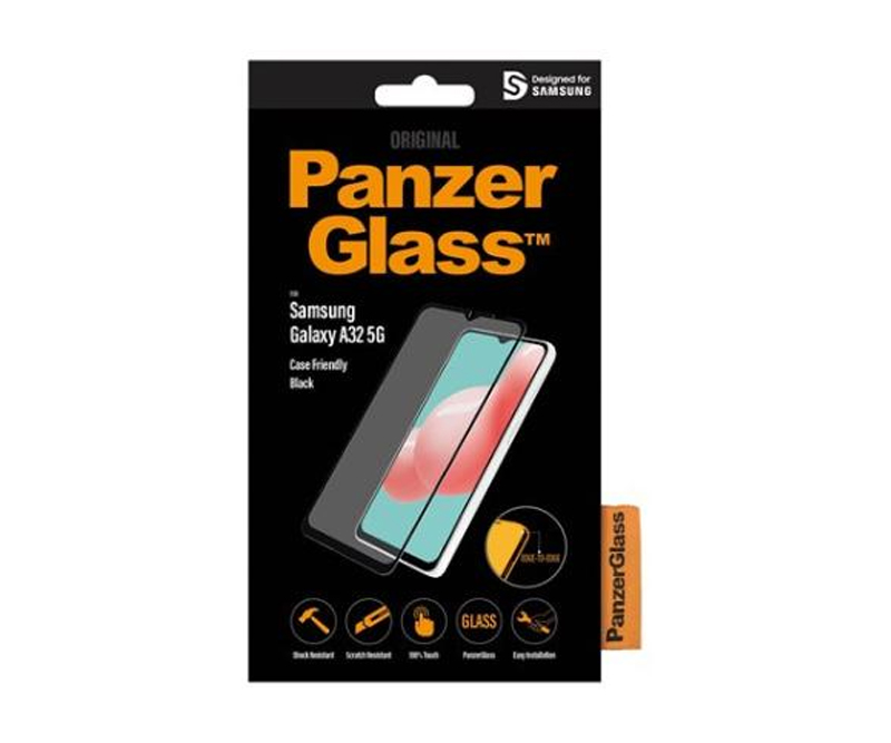 PanzerGlass Samsung Galaxy A32 5G - Sort