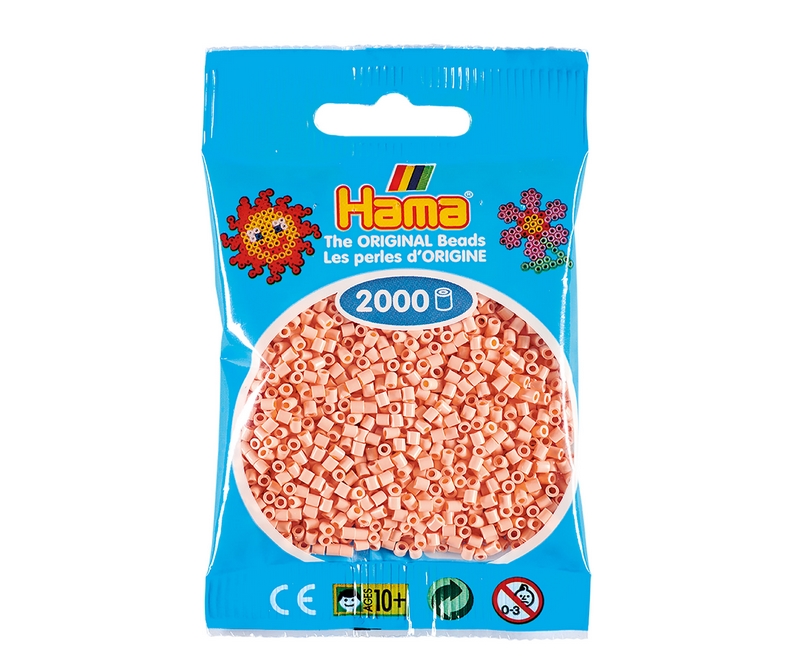 Mini perler 2,5mm - Lys Hud  (nr 501-78)