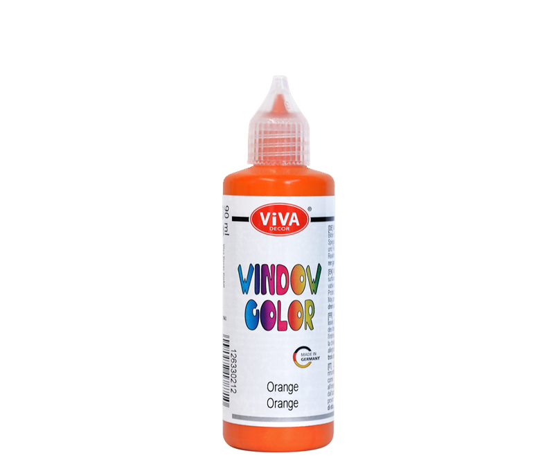 Viva Decor vinduesmaling - Orange (Orange) - 90 ml