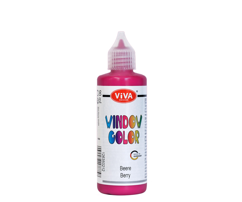 Viva Decor vinduesmaling - Bær (Berry) - 90 ml