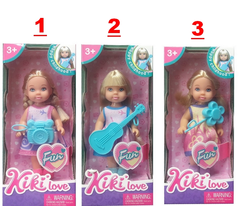 Anlily Kiki Love, 11 cm dukke - vælg mellem 3 forskellige