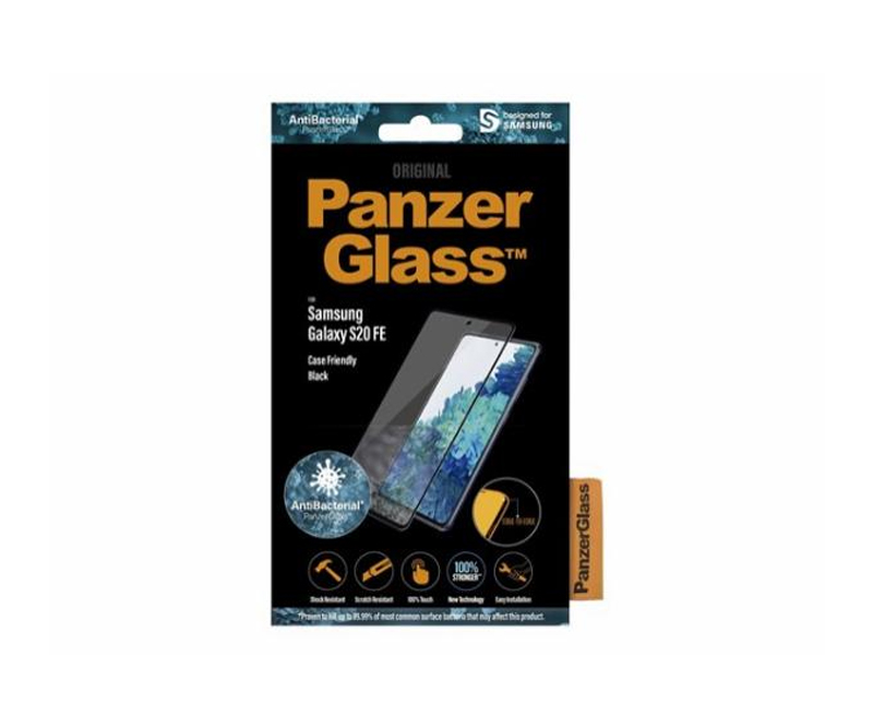 PanzerGlass Samsung Galaxy S20 FE - Cover venlig - Sort