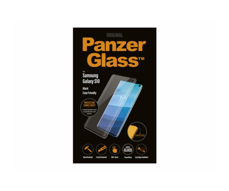 PanzerGlass Samsung Galaxy S10 - Cover venlig - Sort