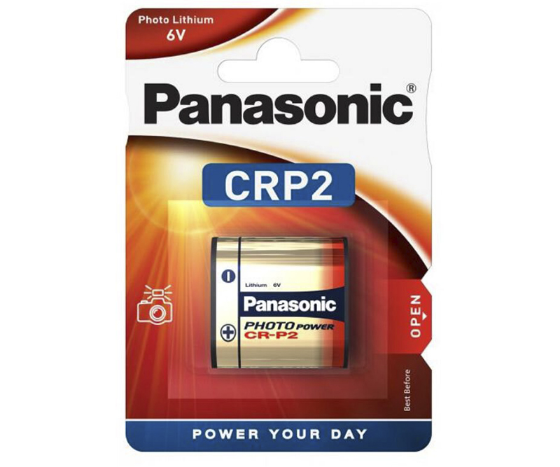 CR-P2 6V Panasonic Foto lithium batteri