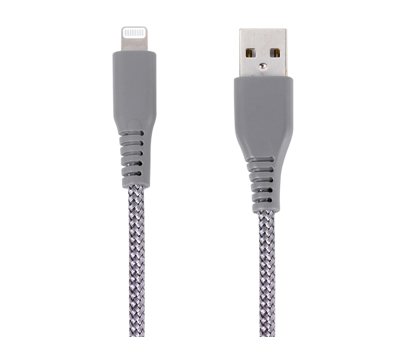 Vivanco - Longlife USB til Lightning - 2,5 m Sølv/grå