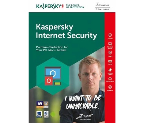 Kaspersky Internet Security MD 2017 3 brugere 3 år