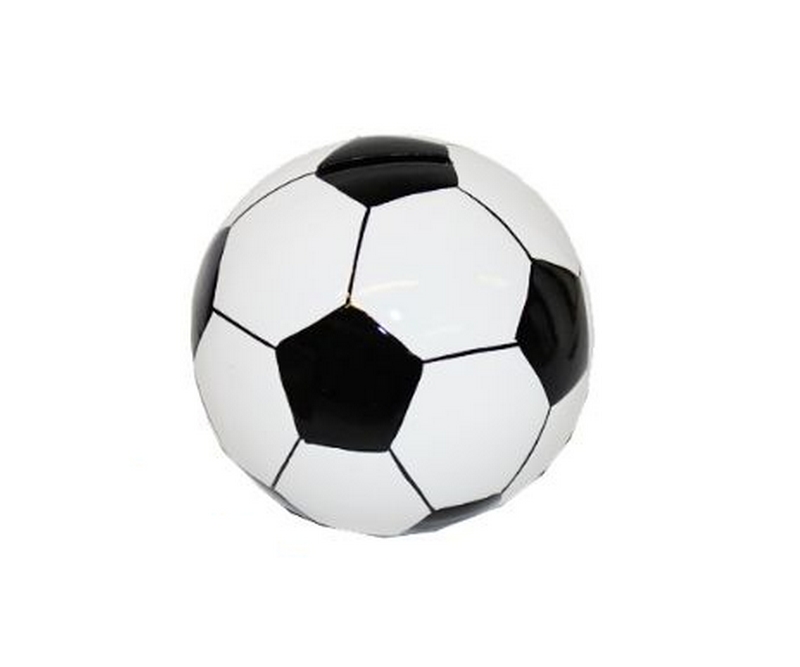 Sparebøsse Fodbold, Ø13cm