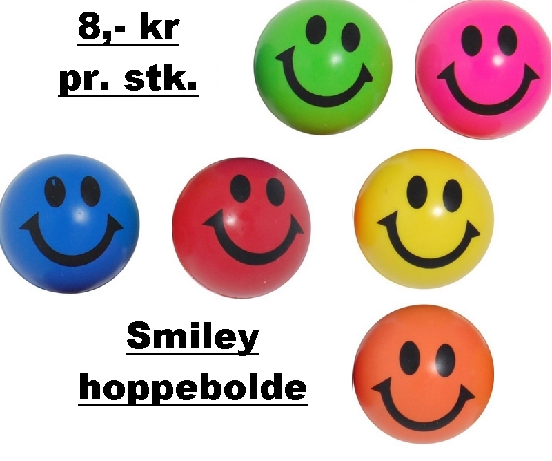 Smiley Hoppebold - pr stk